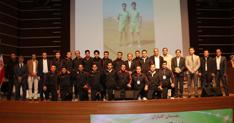 گزارش تصویری از برگزاری مراسم افتتاحیه اولین دوره مسابقات فوتبال سراسری وکلای دادگستری ایران